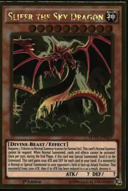 Yu-Gi-Oh! - The Dark Side of Dimensions: Movie Pack Slifer Sky Dragon MVP1-ENG57 - Image 3