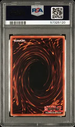 PSA 9 Gaia the Dragon Champion LOB-125 Ultra Reverse Foil DOUBLE Error Yugioh - Image 3