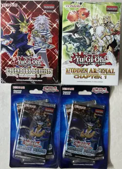 Yu-Gi-Oh Sealed Lot Legendary Duelists S3 Hidden Arsenal C1 + 4 DFTD Packs - Image 1
