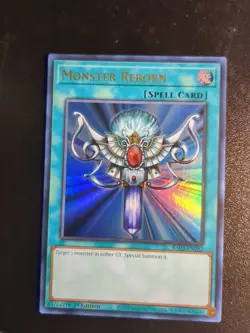 Monster Reborn (UR) RA03-EN052 Quarter Century Bonanza 1st Edition - Image 2