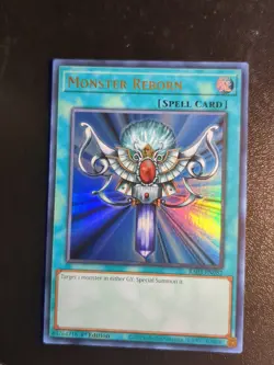 Monster Reborn (UR) RA03-EN052 Quarter Century Bonanza 1st Edition - Image 3