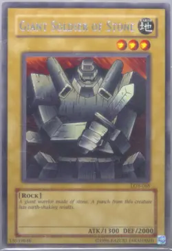 2002 YU-GI-OH LOB-068 LEGEND BLUE EYES WHITE DRAGON GIANT SOLDIER STONE PSA 9 - Image 6