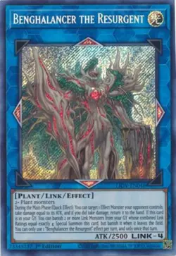Yugioh! Benghalancer the Resurgent - LIOV-EN048 - Secret Rare - 1st Edition Near - Image 2