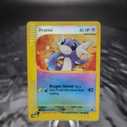 Pokemon Dratini Expedition Reverse Holo 107/165 Common TCG Card LP - Image 1