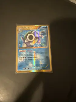 PokÃ©mon TCG Shiny Blastoise Plasma Storm Holographic Card 137/135 Secret Rare - Image 1