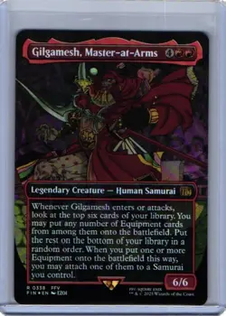 Gilgamesh, Master-at-Arms - Foil - Borderless R MTG Final Fantasy M/NM, English - Image 1