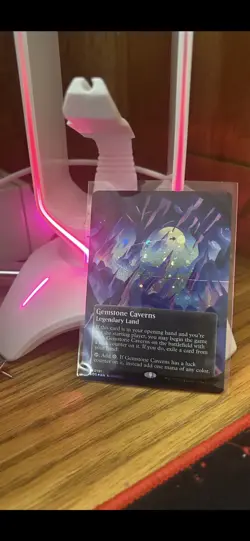 Gemstone Caverns (0151) (Borderless) (Galaxy Foil) Edge of Eternities MTG - Image 1