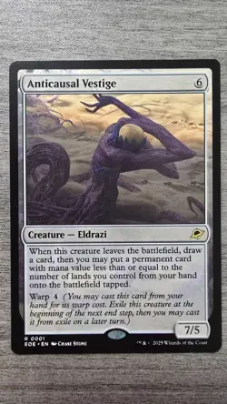 Anticausal Vestige (Rare) #1 Edge of Eternities  MTG NM - Image 1