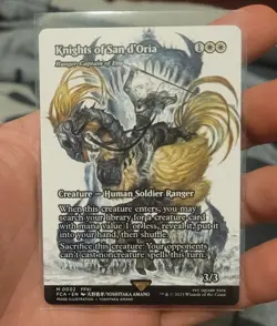 MTG Final Fantasy Cloud Midgar Mercenary Borderless Surge Foil 0520 + See Pics - Image 4