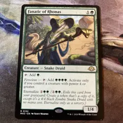 MTG / Fanatic of Rhonas / Nm & Never Played  - Image 1