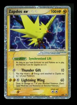 Zapdos ex 033 Black Star Promo 2005 EX Collector's Window Tin PokÃ©mon Card TCG - Image 1