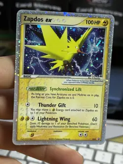 Zapdos ex 033 Black Star Promo 2005 EX Collector's Window Tin PokÃ©mon Card TCG - Image 3