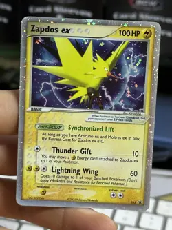 Zapdos ex 033 Black Star Promo 2005 EX Collector's Window Tin PokÃ©mon Card TCG - Image 4