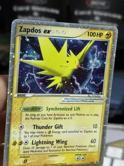 Zapdos ex 033 Black Star Promo 2005 EX Collector's Window Tin PokÃ©mon Card TCG - Image 5