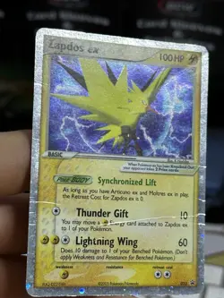 Zapdos ex 033 Black Star Promo 2005 EX Collector's Window Tin PokÃ©mon Card TCG - Image 6