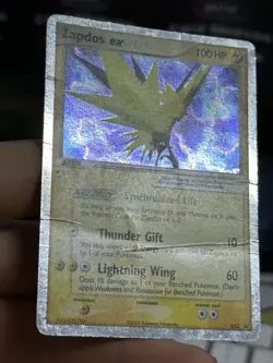 Zapdos ex 033 Black Star Promo 2005 EX Collector's Window Tin PokÃ©mon Card TCG - Image 7