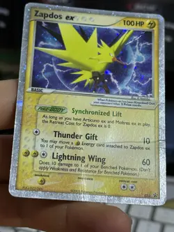 Zapdos ex 033 Black Star Promo 2005 EX Collector's Window Tin PokÃ©mon Card TCG - Image 8