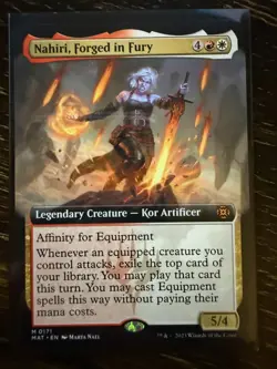 MTG - Nahiri, Forged in Fury - March of the Machine - Extended Art - NM - Image 1