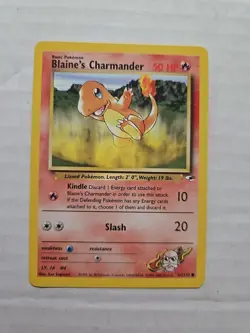 Blaine's Charmander 61/132 Uncommon PokÃ©mon Card Gym Heroes - Image 1