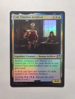 Cid, Timeless Artificer (407) (413) (411) - (Foil) (Regular) MTG Final Fantasy - Image 2
