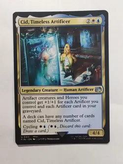 Cid, Timeless Artificer (407) (413) (411) - (Foil) (Regular) MTG Final Fantasy - Image 4