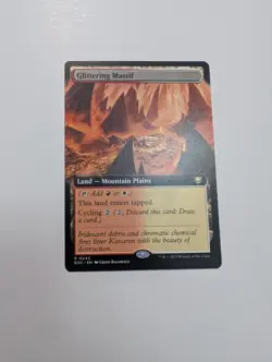 MTG - Glittering Massif (Extended Art) - Edge of Eternities NM/M Condition - Image 1