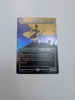MTG - Haliya, Guided by Light (Borderless Foil) - Edge of Eternities NM/M Cond - Image 1