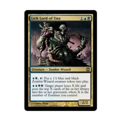 WOTC MtG Alara Reborn Lich Lord of Unx (R) NM - Image 1