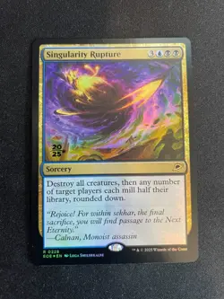 Singularity Rupture Edge of Eternities Foil Prerelease Promo MTG Card - Image 1