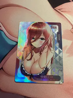 Goddess Story Senpai Haven - SSR-014 - Miku Nakano-Quintuplets- Anime Waifu Card - Image 3