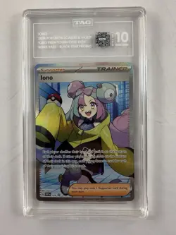 Iono #124 Sv: Scarlet & Violet BLACK STAR Promo Card, TAG Graded 10 GEM MINT - Image 1