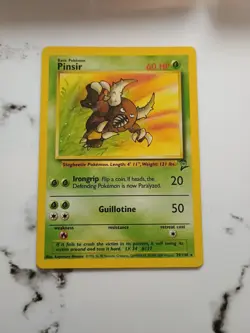 Pinsir 29/130 Base Set 2 WOTC Non-Holo Rare Pokémon Card NM/LP+ Vintage Pokemon - Image 1