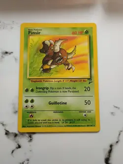 Pinsir 29/130 Base Set 2 WOTC Non-Holo Rare Pokémon Card NM/LP+ Vintage Pokemon - Image 3