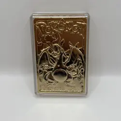 Pokémon Special Edition 23 karat Gold Plated Trading Card / #06 Charizard - Image 1