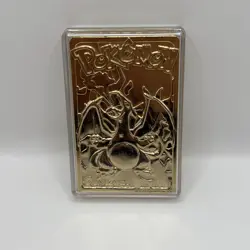 Pokémon Special Edition 23 karat Gold Plated Trading Card / #06 Charizard - Image 5