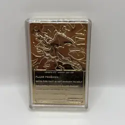 Pokémon Special Edition 23 karat Gold Plated Trading Card / #06 Charizard - Image 6