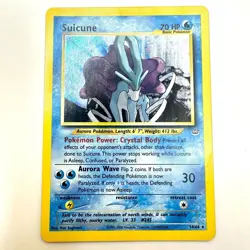 Pokémon Suicune Neo Revelation 14/64 Holo Rare WOTC 2000 Vintage Card LP - Image 1