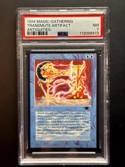 Transmute Artifact - 1994 Magic the Gathering Trading Card - Antiquities - PSA 7 - Image 1