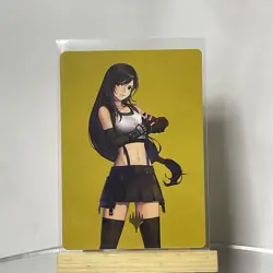 Tifa Martial Artist Art Card Final Fantasy MTG Series 52/53 stamped - Image 1