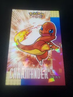 Pokemon 2024 Card Database Attacks  Kanto Crack Ice Holo Charmander 004 Peru - Image 1