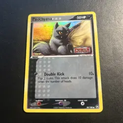 Poochyena 58/108 Power Keepers Pokemon Card Reverse Holo Stamped Near Mint NM - Image 3