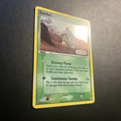 Seedot 61/92 Legend Maker Pokemon Card Reverse Holo Stamped Lightly Played LP - Image 2