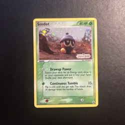 Seedot 61/92 Legend Maker Pokemon Card Reverse Holo Stamped Lightly Played LP - Image 6