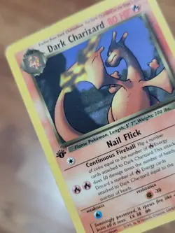 Pokemon Card - 1st Edition Dark Charizard Team Rocket 21/82 Rare PL - Image 3
