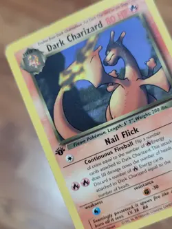 Pokemon Card - 1st Edition Dark Charizard Team Rocket 21/82 Rare PL - Image 8