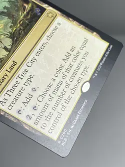 2024 Magic The Gathering 260 Bloomburrow Three Tree City Legendary Land Card - Image 9