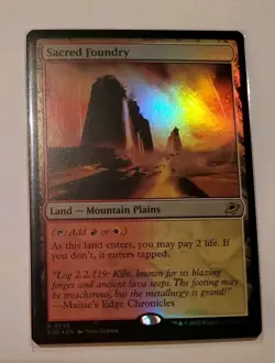 FOIL SACRED FOUNDRY mtg NM Edge of Eternities 1 Rare 256 - Image 1