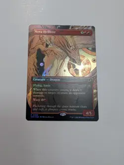 MTG - Nova Hellkite (Borderless Foil) - Edge of Eternities NM/M Condition - Image 1