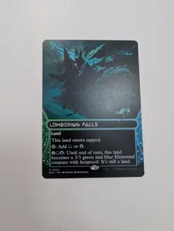 MTG - Lumbering Falls 0024 (Borderless) - Edge of Eternities NM/M Condition - Image 1
