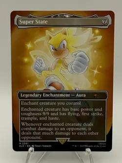Super State 2081 Sonic Secret Lair Drop SLD MTG Magic Rainbow Foil - Image 1